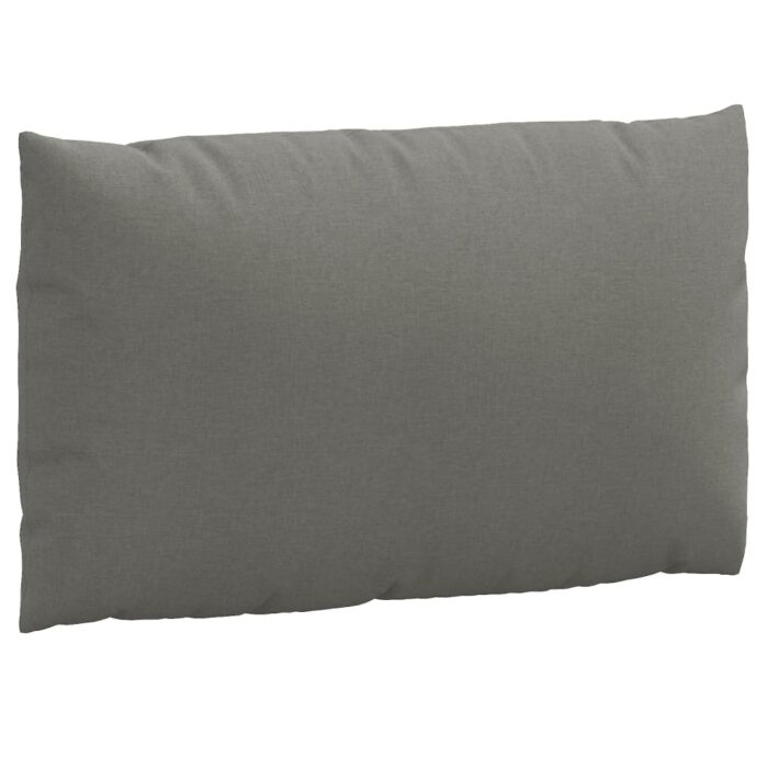 Coussins de palette lot de 3 gris foncé mélangé tissu – Image 4
