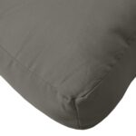 Coussins de palette lot de 3 gris foncé mélangé tissu – Image 6