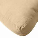 Coussins de palette lot de 3 beige mélangé tissu – Image 6