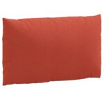 Coussins de palette lot de 3 rouge mélangé tissu – Image 4