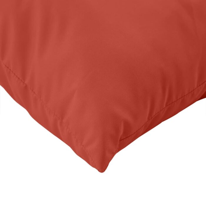 Coussins de palette lot de 3 rouge mélangé tissu – Image 5