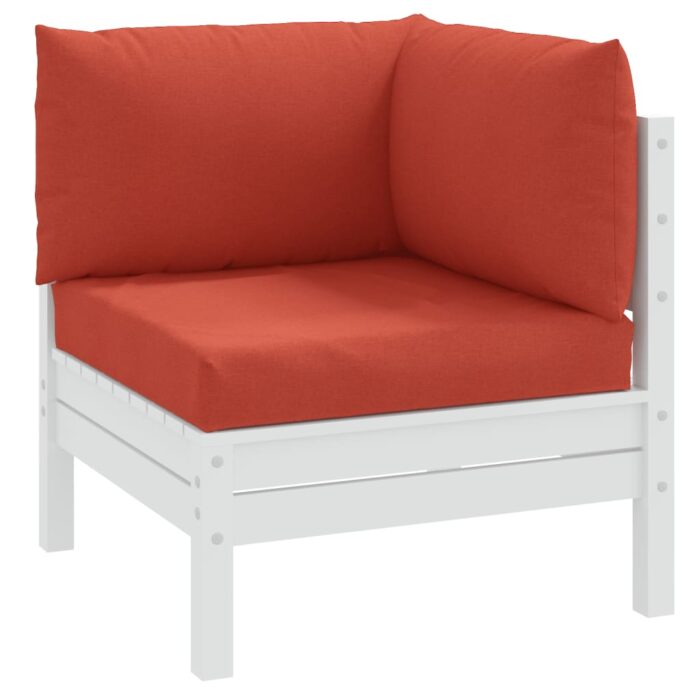 Coussins de palette lot de 3 rouge mélangé tissu – Image 1