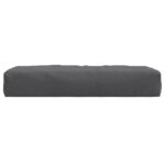 Coussin de palette anthracite mélangé 60x60x9,5 cm tissu – Image 2
