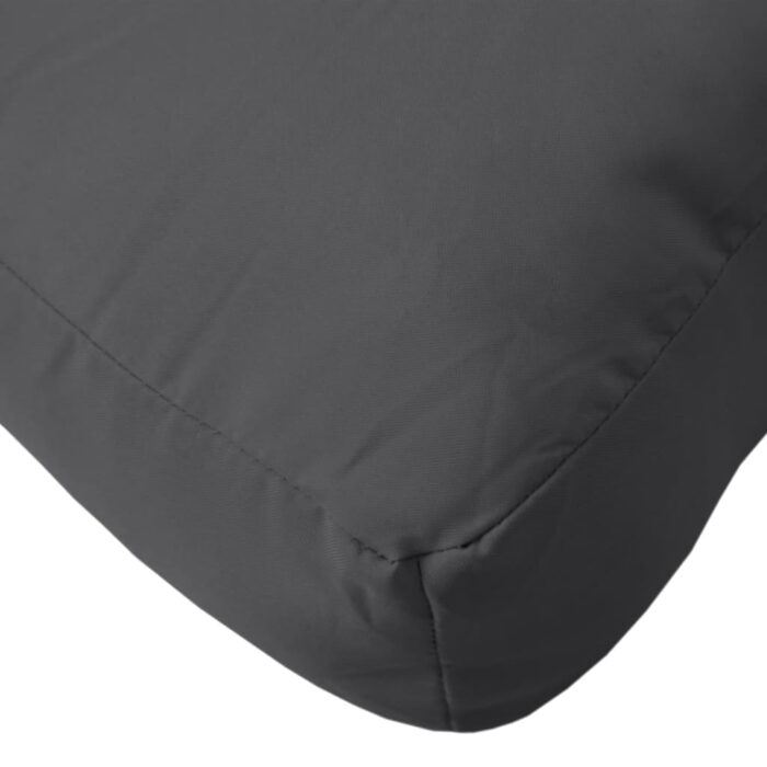 Coussin de palette anthracite mélangé 60x60x9,5 cm tissu – Image 3