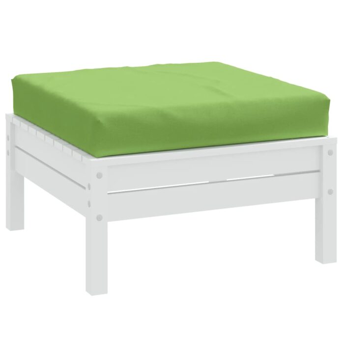 Coussin de palette vert mélangé 60x60x9,5 cm tissu – Image 1