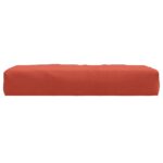 Coussin de palette rouge mélangé 60x60x9,5 cm tissu – Image 2