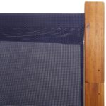Cloison de séparation 5 panneaux bleu foncé 350x180 cm – Image 4