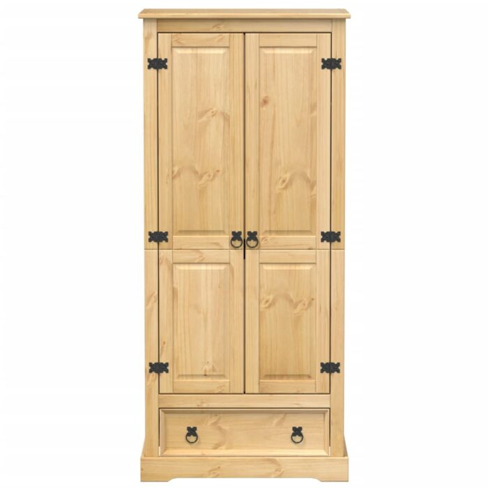 Garde-robe Corona 76x50x170 cm bois de pin massif – Image 2