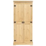 Garde-robe Corona 76x50x170 cm bois de pin massif – Image 2