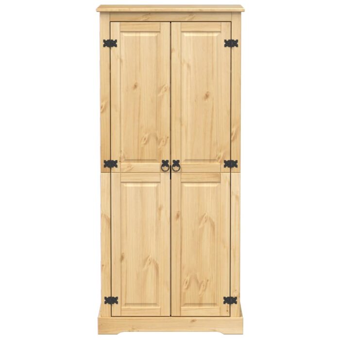 Garde-robe Corona 76x50x170 cm bois de pin massif – Image 2