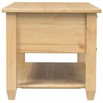 Table basse avec tiroirs Corona 100x48x45 cm bois de pin massif – Image 3