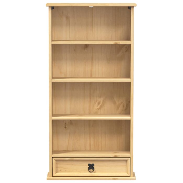 Armoire à CD Corona 52x17,5x103 cm bois de pin massif – Image 2