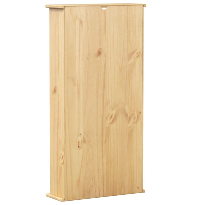 Armoire à CD Corona 52x17,5x103 cm bois de pin massif – Image 4