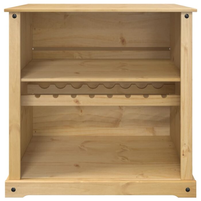 Armoire à vin Corona 107,5x51x105,5 cm bois de pin massif – Image 2