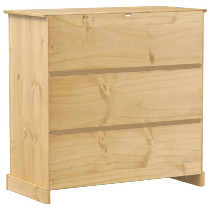Armoire à vin Corona 107,5x51x105,5 cm bois de pin massif – Image 4