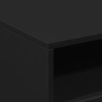 Table basse avec lumières LED noir 50x49x40 cm – Image 8