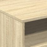 Table basse avec lumières LED chêne sonoma 50x49x40 cm – Image 8