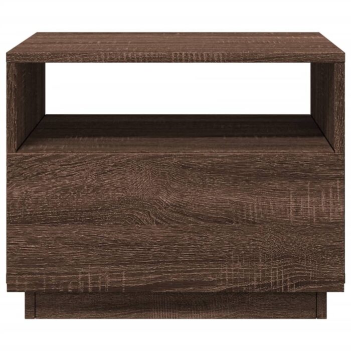 VXL8721012466012_g_en_hd_5.jpg Table basse avec lumières LED chêne marron 50x49x40 cm – Image 5
