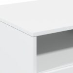Table basse avec lumières LED blanc 90x49x40 cm – Image 8