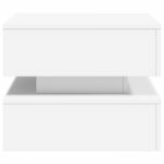 Table basse avec lumières LED blanc 50x50x40 cm – Image 5