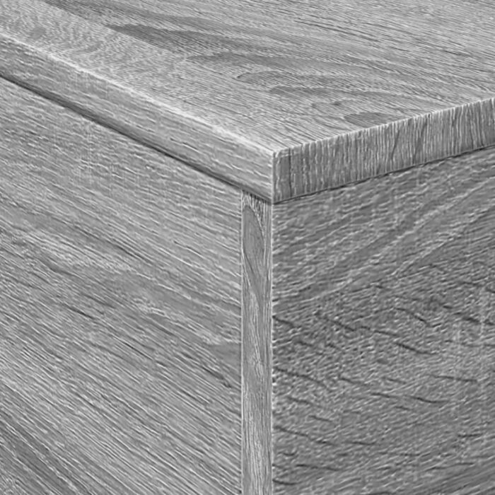 Table basse avec lumières LED sonoma gris 50x50x40 cm – Image 8