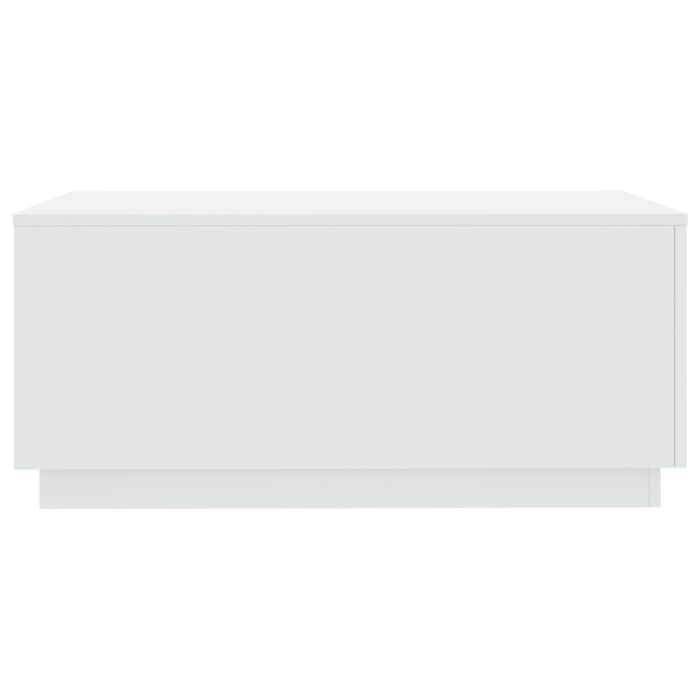Table basse avec lumières LED blanc 90x50x40 cm – Image 5