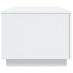 Table basse avec lumières LED blanc 90x50x40 cm – Image 6
