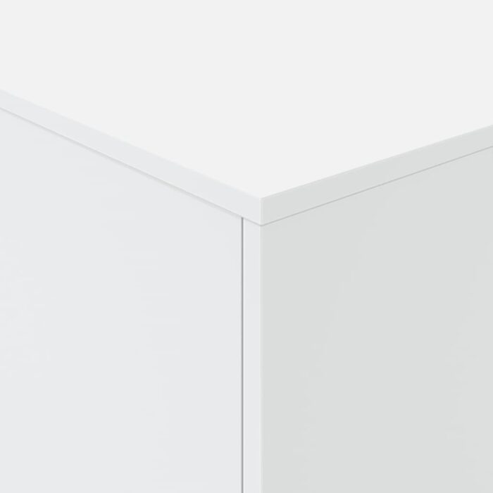 Table basse avec lumières LED blanc 90x50x40 cm – Image 8
