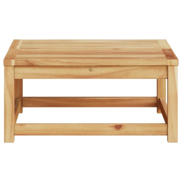 Table de jardin 63x63x30 cm bois d'acacia solide – Image 3