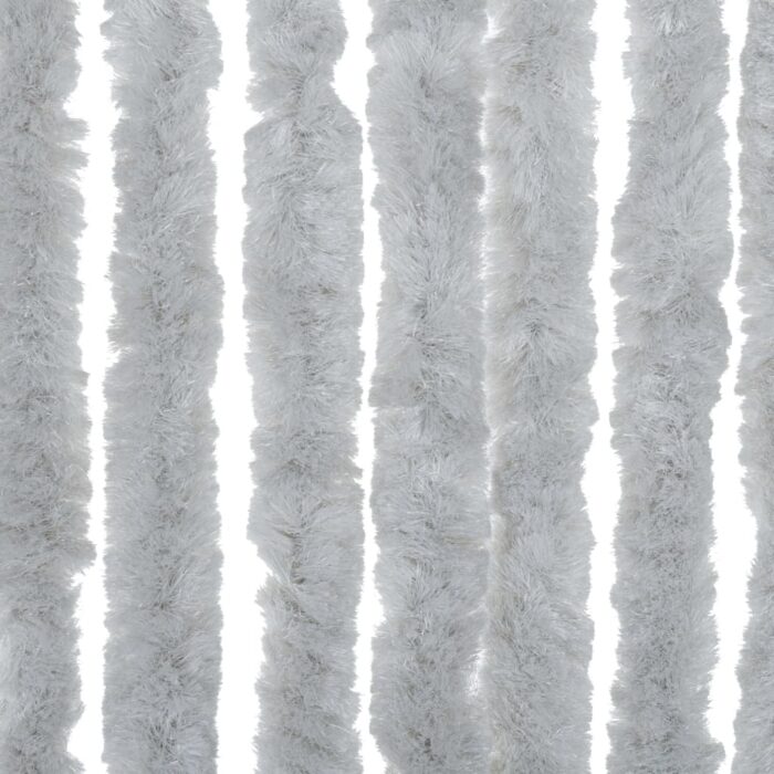 Rideau anti-mouches gris 90x200 cm chenille – Image 3