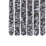 Rideau anti-mouches marron et beige 100x230 cm chenille – Image 4