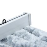 Rideau anti-mouches blanc et gris 100x200 cm chenille – Image 5