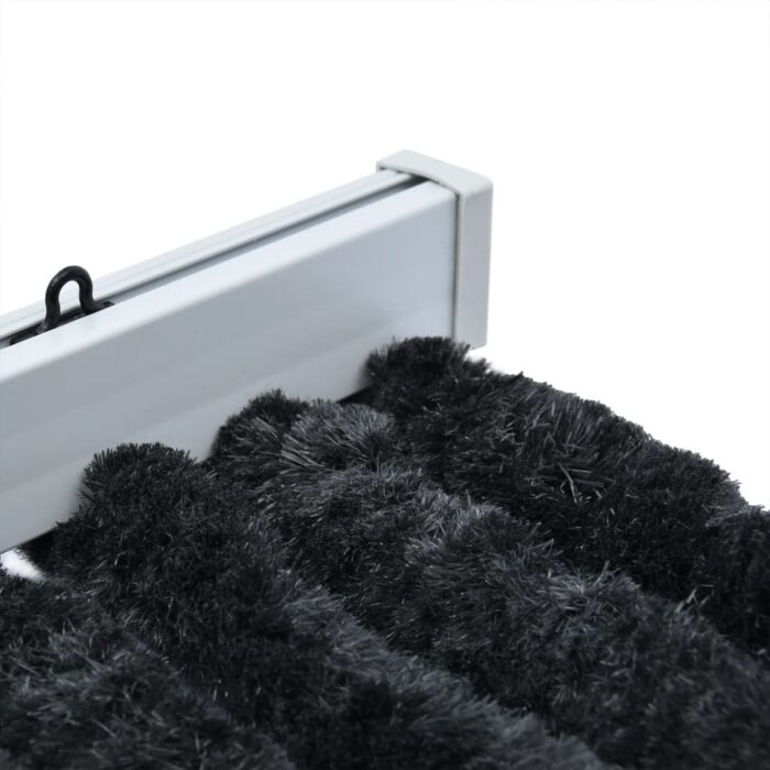 Rideau anti-mouches anthracite 100x200 cm chenille – Image 5