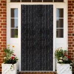 Rideau anti-mouches anthracite 100x200 cm chenille