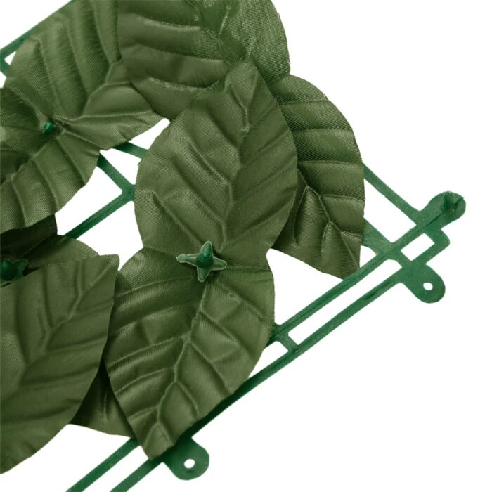 Brise-vue de balcon avec feuilles vert foncé 300x150 cm – Image 4