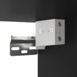 Unités murales TV avec LED 7 pcs noir bois d'ingénierie – Image 9