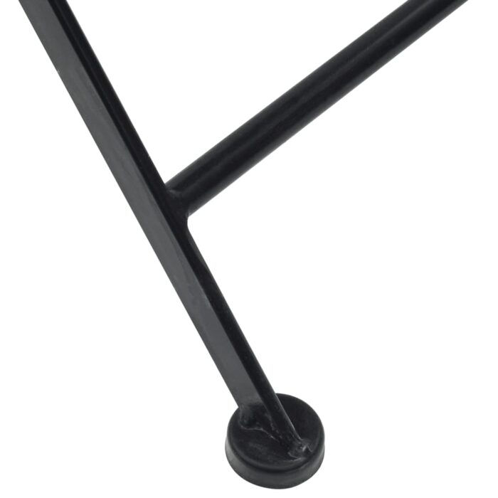 Chaises de bistrot pliables lot de 2 terre cuite céramique – Image 8