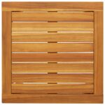 Ensemble de bistro 3 pcs noir résine tressée et bois d'acacia – Image 4