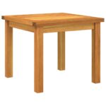 Ensemble de bistro 3 pcs beige résine tressée et bois d'acacia – Image 3