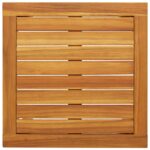 Salon de jardin 5 pcs noir résine tressée et bois d'acacia – Image 5