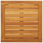 Salon de jardin 5 pcs gris résine tressée et bois d'acacia – Image 5