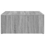 Tables basses gigognes 2pcs sonoma gris bois d'ingénierie métal – Image 4