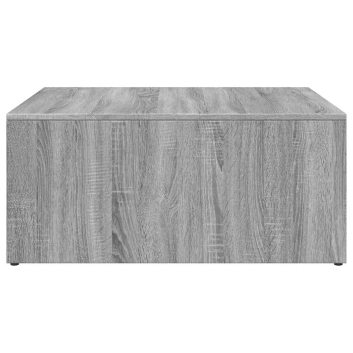 Tables basses gigognes 2pcs sonoma gris bois d'ingénierie métal – Image 4