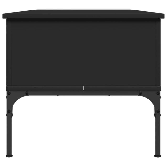VXL8721012479500_g_en_hd_4.jpg Table basse noir 100x50x45 cm bois d'ingénierie et métal – Image 4