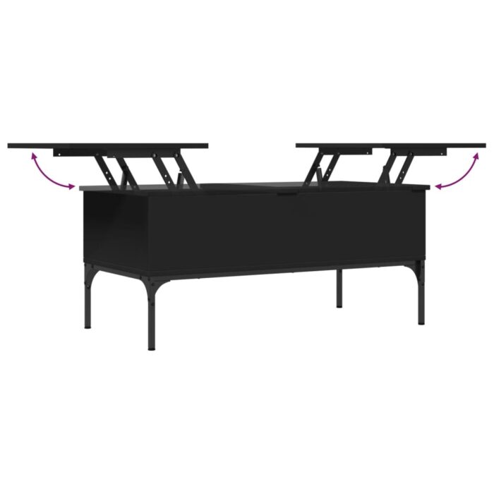 VXL8721012479500_g_en_hd_6.jpg Table basse noir 100x50x45 cm bois d'ingénierie et métal – Image 6