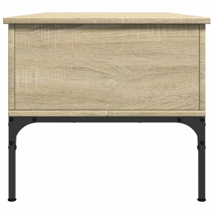 VXL8721012479517_g_en_hd_4.jpg Table basse chêne sonoma 100x50x45cm bois d'ingénierie et métal – Image 4