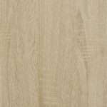Table basse chêne sonoma 100x50x45cm bois d'ingénierie et métal – Image 8