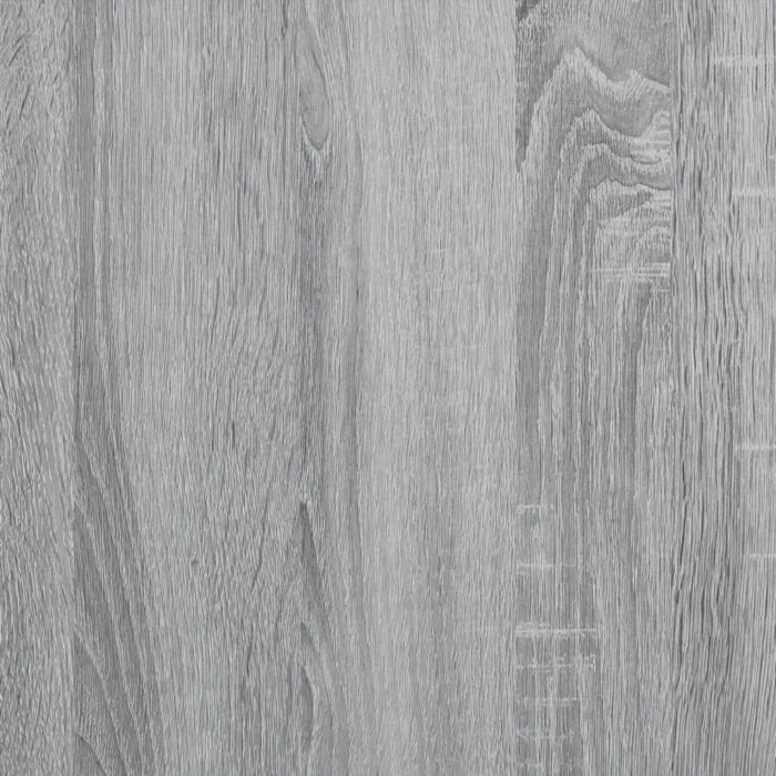 Table basse sonoma gris 100x50x45 cm bois d'ingénierie et métal – Image 8