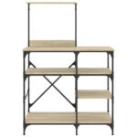 Support de boulanger chêne sonoma 90x40x132 cm – Image 2