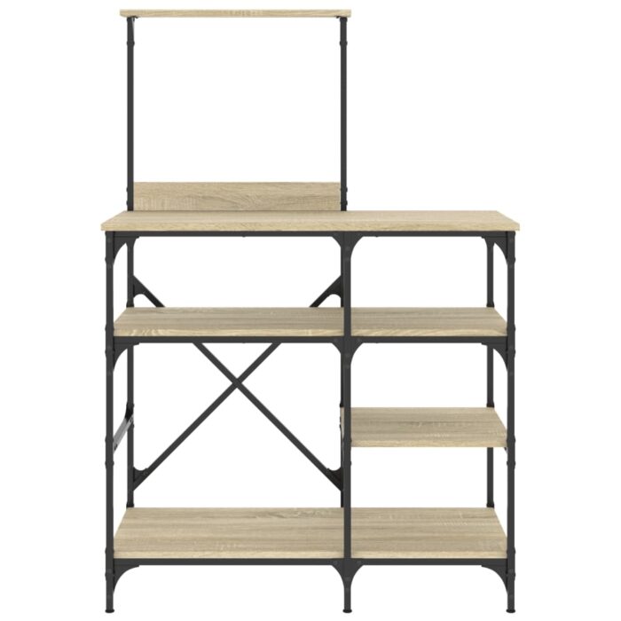 Support de boulanger chêne sonoma 90x40x132 cm – Image 2